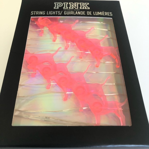 VS PINK Dog Lights String LED NEW In Box - Picture 4 of 7